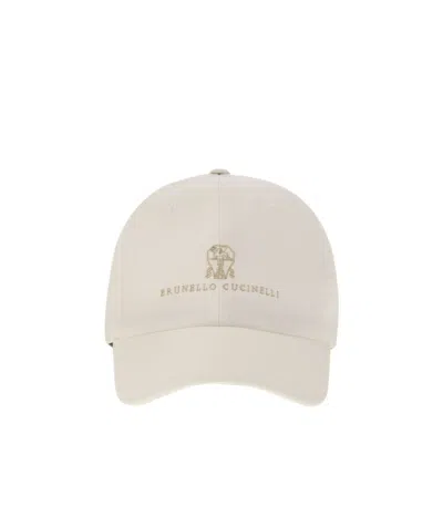 BRUNELLO CUCINELLI BRUNELLO CUCINELLI LOGO EMBROIDERED BASEBALL CAP