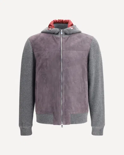 Brunello Cucinelli Men English Knit Jacket In Multi