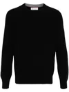 Brunello Cucinelli English-rib Cardigan Sweater In Black