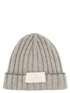 Brunello Cucinelli Ribbed Hat In Gray