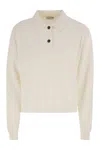 Brunello Cucinelli Women English Rib Cotton Polo-style Jersey With Jewellery
