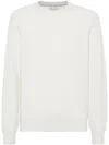 Brunello Cucinelli Light Grey Textured Sweater