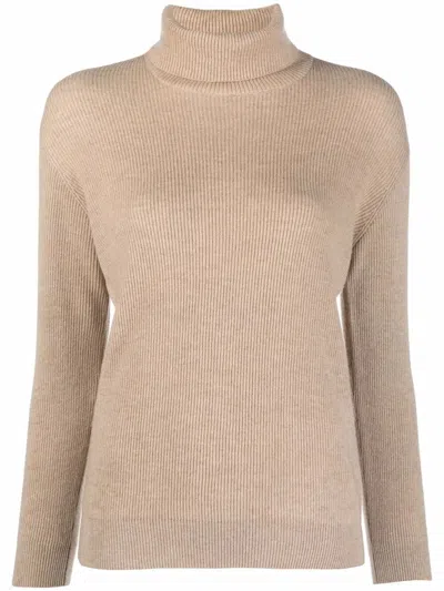 BRUNELLO CUCINELLI ENGLISH RIB KNIT SWEATER