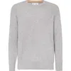 Brunello Cucinelli English Rib Knit Sweater In Gray