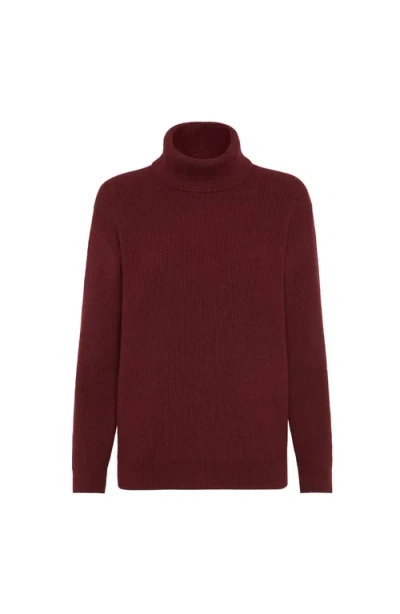 Brunello Cucinelli English Rib Knit Sweater