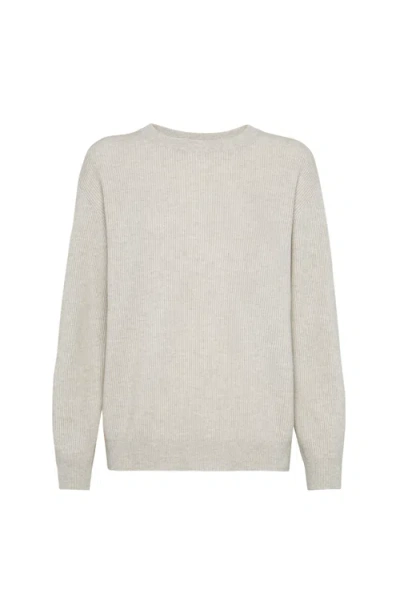 Brunello Cucinelli English Rib Knit Sweater