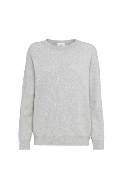 Brunello Cucinelli English Rib Knit Sweater