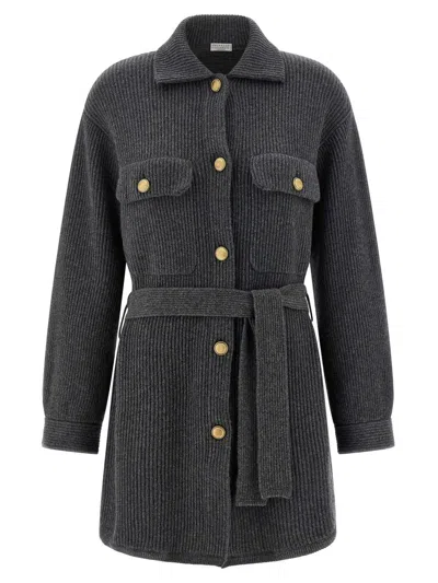 BRUNELLO CUCINELLI BRUNELLO CUCINELLI ENGLISH RIBBED CARDIGAN
