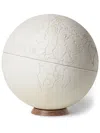 Brunello Cucinelli Engraved Stone Globe In Neutrals