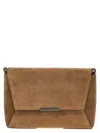 Brunello Cucinelli Envelope Crossbody Bag In Brown