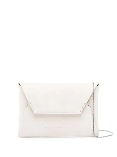 Brunello Cucinelli Envelope Shoulder Bag In White