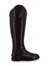 Brunello Cucinelli Equestrian-style Leather Boot In Brown