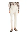 Brunello Cucinelli Equestrian Trousers In White