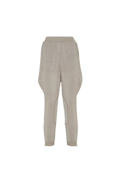 Brunello Cucinelli Equestrian Trousers In Brown
