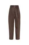 Brunello Cucinelli Ergonomic Chino Trousers In Chocolate