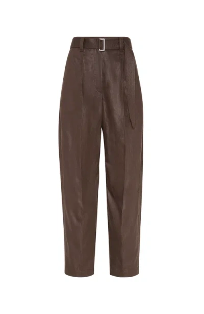Brunello Cucinelli Ergonomic Chino Trousers In Chocolate