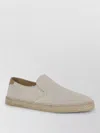Brunello Cucinelli Espadrille Shoes Slip On Round Toe In Neutral