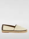 Brunello Cucinelli Round Toe Espadrilles With Woven Sole In Beige