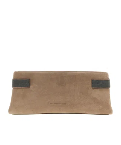 BRUNELLO CUCINELLI BRUNELLO CUCINELLI ESSENCE CLUTCH BAG