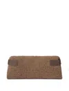 Brunello Cucinelli Essence Crocodile-embossed Clutch Bag
