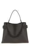 Brunello Cucinelli Women Top-handle Essence Bag In Calfskin With Precious Bands In Brown