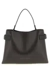 Brunello Cucinelli Women Top-handle Essence Bag In Calfskin With Precious Bands In Brown