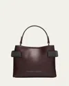 Brunello Cucinelli Essence Small Calfskin Top-handle Bag With Precious Bands