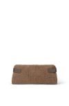 Brunello Cucinelli Essence Pouch Bag With Croc Embroidery