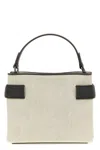 Brunello Cucinelli Small Cotton-linen Essence Top-handle Bag