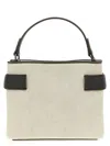Brunello Cucinelli Small Cotton-linen Essence Top-handle Bag In Multicolor