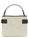 Brunello Cucinelli Small Cotton-linen Essence Top-handle Bag In Multicolor