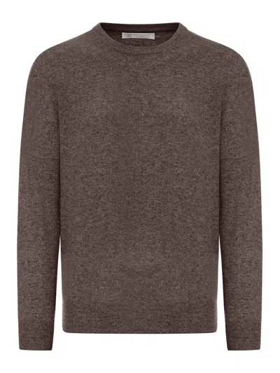 Brunello Cucinelli Essential Crew Neck Cashmere Sweater