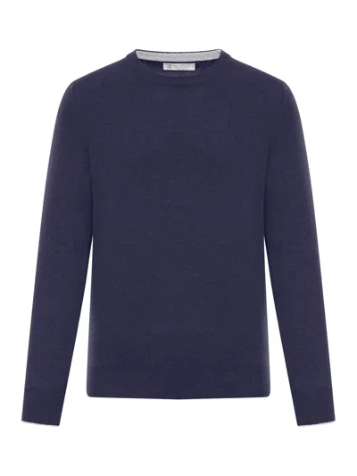 BRUNELLO CUCINELLI ESSENTIAL CREW NECK CASHMERE SWEATER