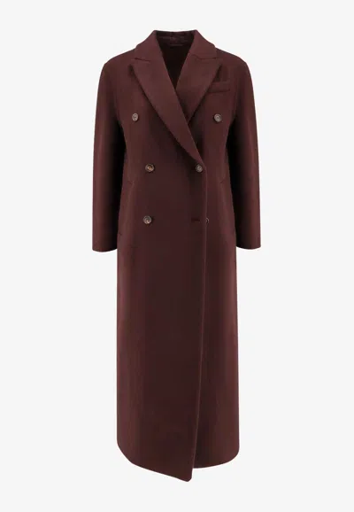 BRUNELLO CUCINELLI ESSENTIAL DOUBLE-BREASTED COAT