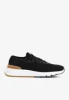 Brunello Cucinelli Essential Lace-up Sneakers In Black