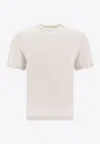 Brunello Cucinelli Essential Short-sleeved T-shirt In Nude