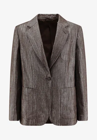 BRUNELLO CUCINELLI ESSENTIAL SINGLE-BREASTED BLAZER