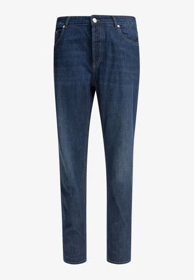 BRUNELLO CUCINELLI ESSENTIAL STRAIGHT-LEG JEANS