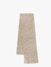 Brunello Cucinelli Ethnic Print Linen Scarf