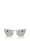 Brunello Cucinelli Bc4006s Round-frame Sunglasses In Panama