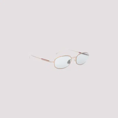 Brunello Cucinelli Eyewear Unisex Mini Acetate And Metal Sunglasses In Nude