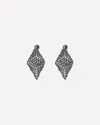 Brunello Cucinelli Faceted Silver Earrings