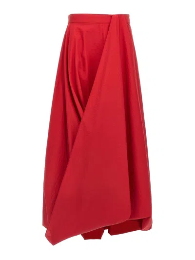 BRUNELLO CUCINELLI BUBBLE HEM SKIRT