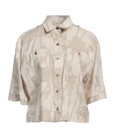 Brunello Cucinelli Fashion Printed Shorts In Neutral