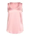 Brunello Cucinelli Fashion Solid-color Sleeveless Top In Pink