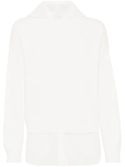 Brunello Cucinelli Faux Layered Sweatshirt With Monili