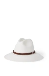 Brunello Cucinelli Techno Hemp-cotton Fedora In White
