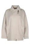 Brunello Cucinelli Dolman-sleeve Cardigan In Feathernebbia