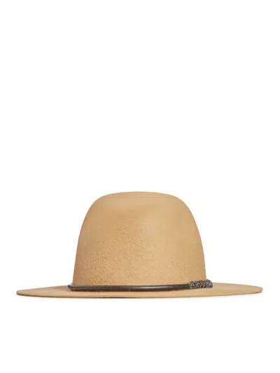 BRUNELLO CUCINELLI FELT FEDORA 