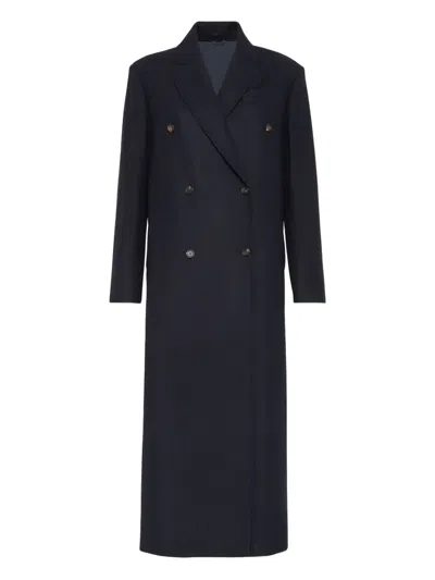 BRUNELLO CUCINELLI FELT-FINISH COAT